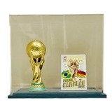 Troféu Copa Do Mundo Miniatura Lançamento Brasil Argentina