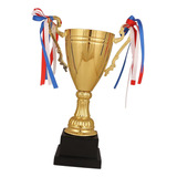 Troféu Copo Vencedor Troféus Metal Grande Ouro 29,5 Cm