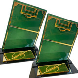 Troféu Craque Do Jogo Kit 2 Unidades Feito Em Acrílico