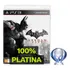 Troféu De Platina Para Batman  Arkham City   Ps3
