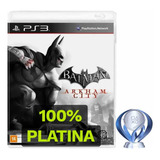 Troféu De Platina Para Batman Arkham City Ps3