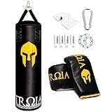 TROIA SPORT- SACO DE PANCADA PROFISSIONAL - LUVA - SUPORTE -120-