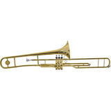 Trombone De Pisto Harmonics Sib Hsl 900l Laqueado C estojo Cor Dourado