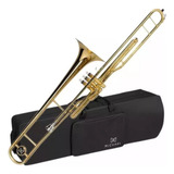 Trombone De Pisto Sib Laqueado Michael Wtpm35n Com Case
