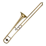 Trombone De Vara Michael Wtbm35 Bb Laqueado Com Bocal E Case Cor Dourado