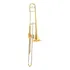 Trombone E Êmbolo Lacados Yamaha Sib Com Estojo Ysl 354v