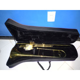 Trombone Pisto Longo Laqueado Eagle Em Sib Tv602