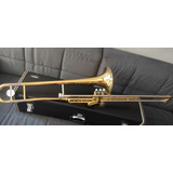 Trombone Yamaha Sib Com Estojo Ysl 354v