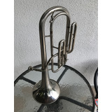 Trompa sax Horn Weril Brasil Niquelada Em Mi bemol