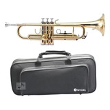Trompete Bb Harmonics Htr 300l Laqueado Soft Case