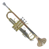 Trompete Bb Laqueado Com Estojo   Quasar Qtr304l