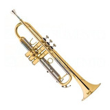Trompete Eagle Laqueado Tr504 Em Sib Case Luxo