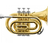 Trompete Harmonics Pocket Bb Hmt 500l Laqueado