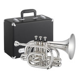 Trompete Pocket Jtr710s Prateado  silver