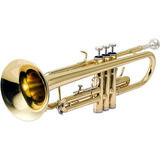 Trompete Sib Htr 300l Laqueado Harmonics Com Estojo De Luxo
