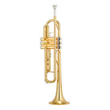Trompete Yamaha Dupla Afinação Dó c sib Ytr 4435 Laqueado