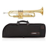 Trompete Yamaha Ytr 2330 Laqueado Dourado Sib C Case Nfe