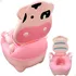 Troninho Infantil Desfralde Privadinha Portátil Marca Lorben Cor Rosa Modelo Vaquinha Transforme O Desfralde Para Os Pequenos Em Diversão Com Conforto E Estilo