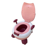 Troninho Infantil Portátil Desfralde Design Corujinha Reservatório Removível Base Antiderrapante Marca Lorben