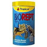 Tropical Biorept W Rações Em Bastões Com Múltiplos Ingredientes Para As Tartarugas Aquáticas Com Krill E Gammarus Pote 150G