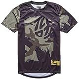Troy Lee Designs Camiseta De Mountain Bike Flowline De Manga Curta Para Adultos Confinado Preto GG