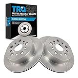 TRQ Conjunto De 2 Pares Traseiros De Rotor De Freio A Disco Para Lexus LS430 01 06 Novo