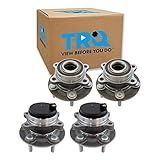 TRQ Conjunto De Rolamento E Cubo De Roda Compatível Com Ford Fusion 13 16 Lincoln MKZ 14 19