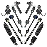 TRQ Kit De Direção Dianteira E Traseira E Suspensão Compatível Com Dodge Ram 1500 2500 3500 04-07