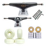 Truck 139 Graft Skate Pro Stick Roda 53 Abec 11 Pf Base