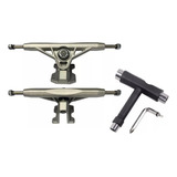 Truck 180mm Jateado Invertido Longboard Chave Skate