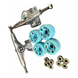 Truck Kit 139 Completo Rodas 55 Rolamento Abec Parafusos