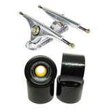 Truck Longboard 180mm Rodas 70mm Pf Base Abec 9