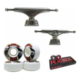 Truck Profissional Obi 139 Mm Poli Red Bones Moska 53 Mm