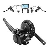 TSDZ2 Kit De Conversão B 48V 500W Motor De Acionamento Médio Ebike Sensor De Torque De Bicicleta Elétrica DIY Motor Central Com VLCD5 Para Suporte Inferior 68 73 Mm BTT Bicicleta De Estrada Urbana