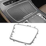 TTCR II Compatível Com Acabamento Central De Porta Copos Mercedes Benz Para Substituição Da Moldura Do Painel Do Console Central Mercedes Classe E 2017 2023 Para Painel De Console Central W213 E250