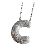 Ttk1 colar Pave Letra