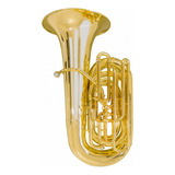 Tuba 5 4 Hs Musical Hstb1 Sib Laqueada Com Bocal E Bag