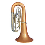 Tuba Dolphin 4 Pistos Sib Laqueada 4 4 Campana Fibra Vidro