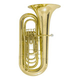 Tuba Sinfonica 4 4 Hs Musical R751 Sib Laqueada Nova