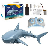 Tubarão Controle Remoto Shark Peixe Aquático Recarregável Rc