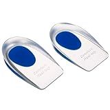 Tubarão Stores Palmilha Ortopédicas Silicone Gel Hidratante Antiderrapantes Macias Para Alívio Da Dor Pés Massageadoras Protetoras De Calcanhar Calçado Sapato Conforto E Alívio De Dor Trabalho Academia 