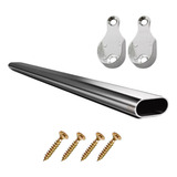 Tubo Cabideiro Oval Arara Para Guarda Roupas P M G Gg Xg