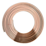 Tubo Cano De Cobre Rolo 3 16 Para Linha Freios 8 Metros