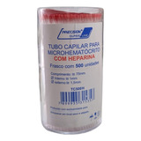 Tubo Capilar Microhematocrito Com Heparina C 500