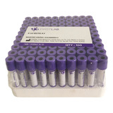 Tubo Coleta Vacuo Edta K3 roxo 4ml 13x75mm C 100