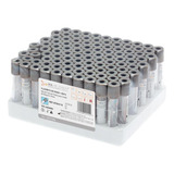 Tubo Coleta Vácuo Fluoreto Sódio Edta K3 13x75mm 3 0ml Cinza