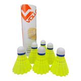 Tubo Com 6 Petecas Vollo Badminton