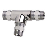 Tubo Conexão T Metal Para Torneira Monocomando Água Fria