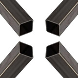 Tubo De Aço Carbono Metalon 20x20 02 Metros 04 Peças