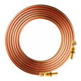 Tubo De Cobre 3 8 Gas De Cozinha 4 5mts Com Bico Mangueira 